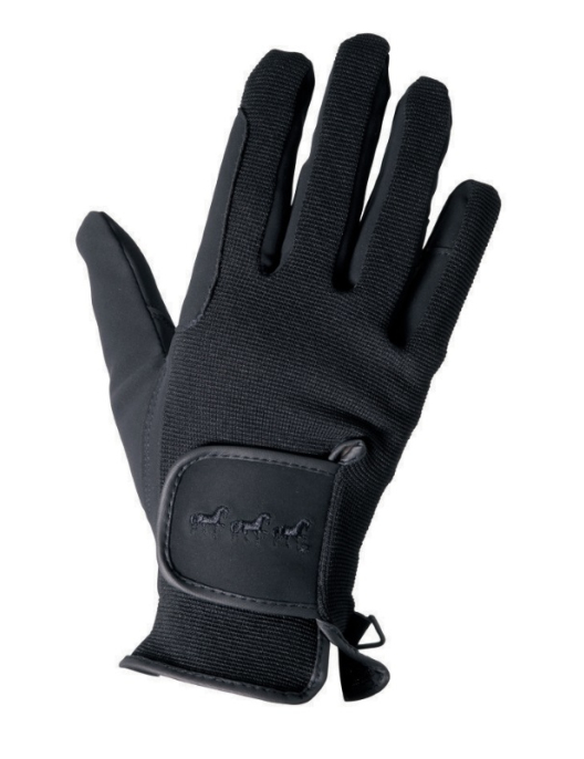 Equipage Handschuh Action stretch black