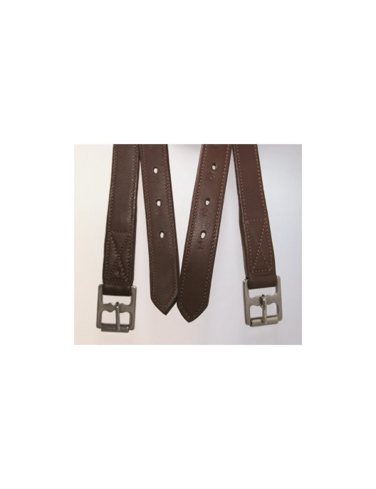 Melzer Stirrup Leathers brown