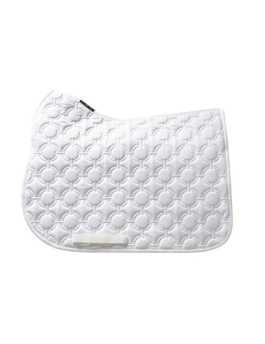 Equiline Saddle Pad Exito Rings white