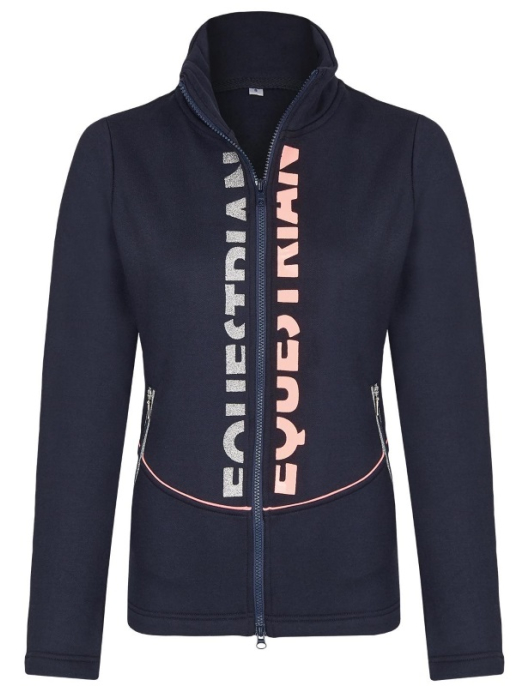 Busse Sweat Jacket Equestrian navy (coral)