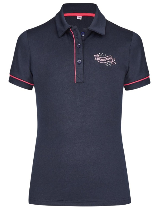 Busse Polo-Shirt KIDS COLLECTION VII navy(Flower)