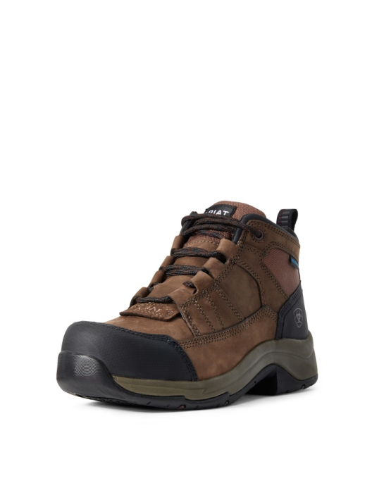 Ariat Schuhe Womens Telluride Waterproof Composite Toe Work Boot distressed brown