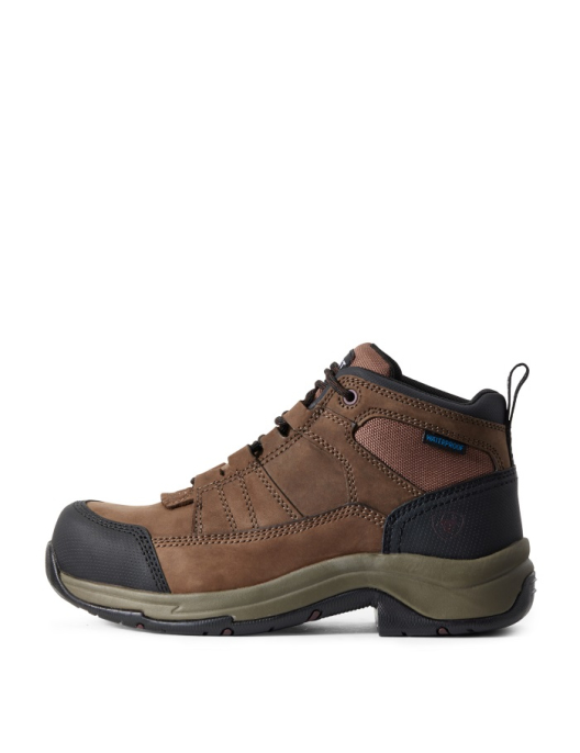 Ariat Schuhe Womens Telluride Waterproof Composite Toe Work Boot distressed brown 39
