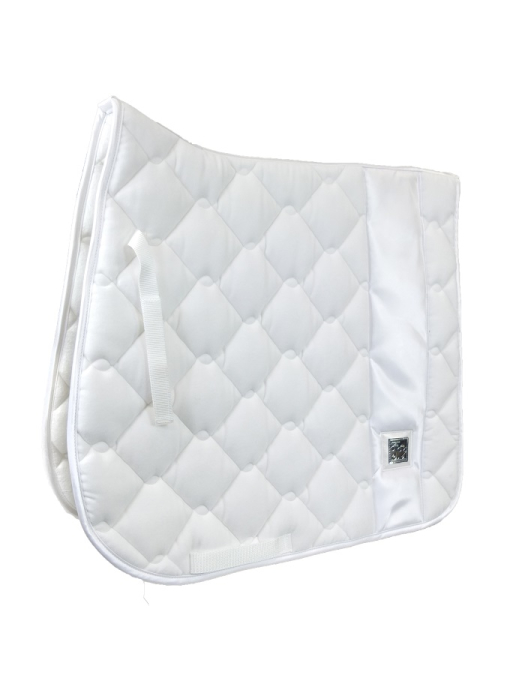 Equest EQ Globe Saddle Pad Freeway - Pure Summer Competition white DR