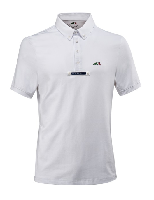 Equiline Men&acute;s Competition Polo Shirt white