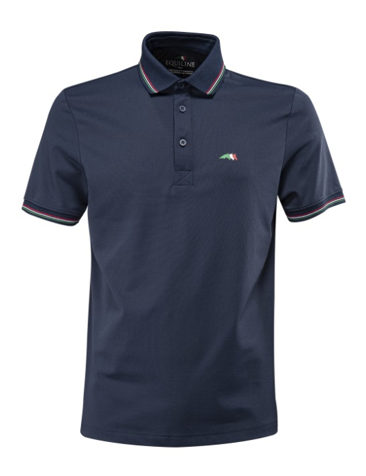 Equiline Men&acute;s Free Time Polo Shirt  blue