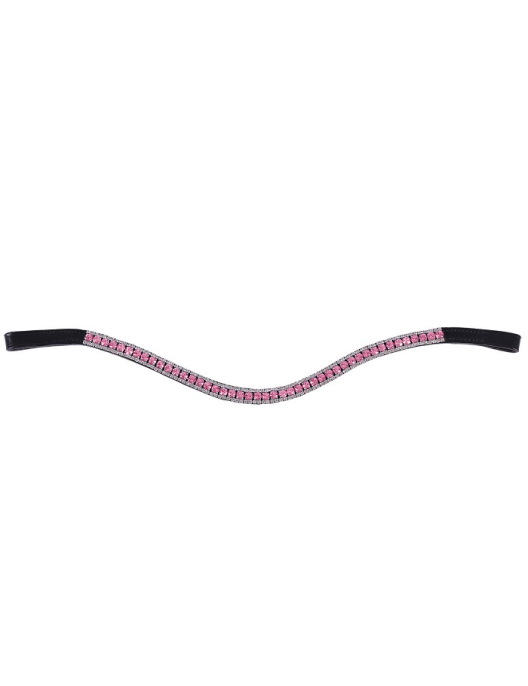 QHP Stirnband Aster schwarz/ flamingo pink