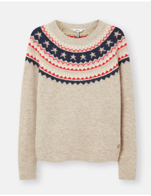 Joules knitted pullover Janelle with Norwegian pattern