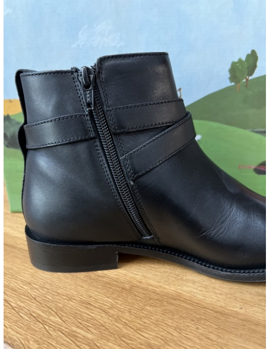 Joules Short Leather Strap Boot Cottenham